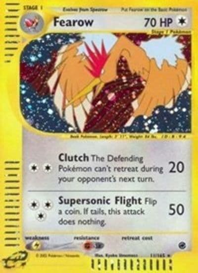 Fearow (11) Expedition Pokemon card