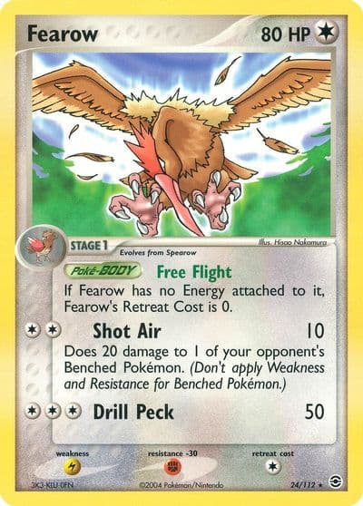 Fearow FireRed & LeafGreen Pokemon card