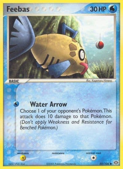 Feebas Emerald Pokemon card