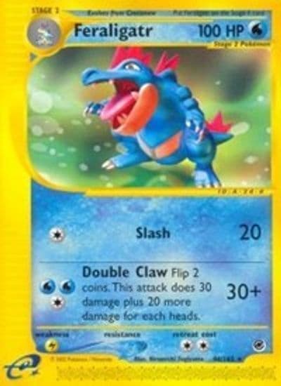 Feraligatr (46) Expedition Pokemon card
