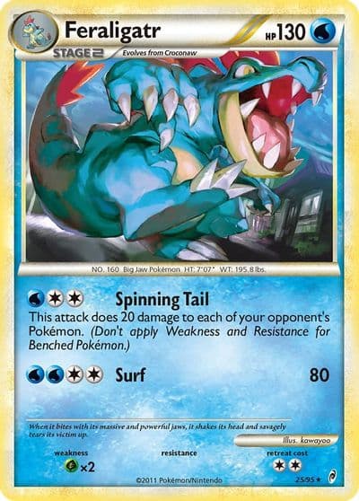 Feraligatr Call of Legends Pokemon card