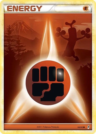 Fighting Energy Call of Legends Pokemon card