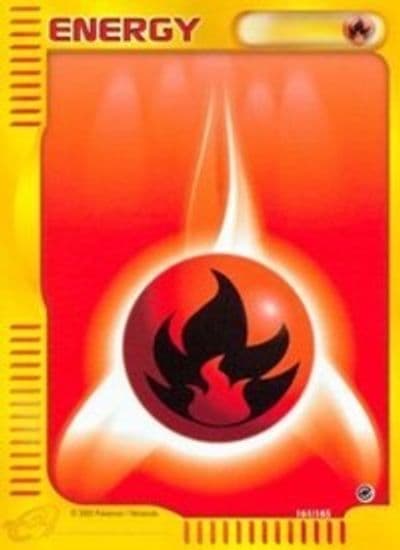 Fire Energy Expedition Pokemon card