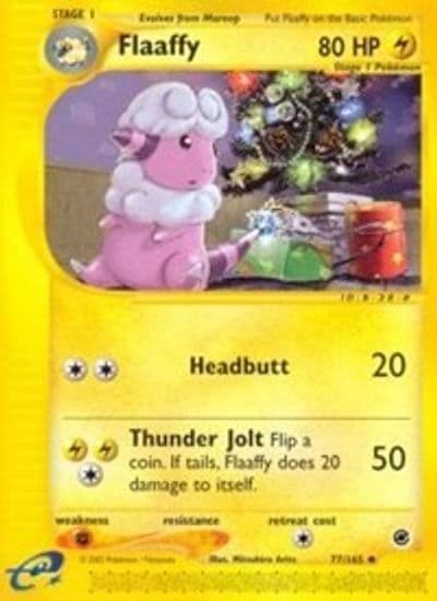 Flaaffy Expedition Pokemon card