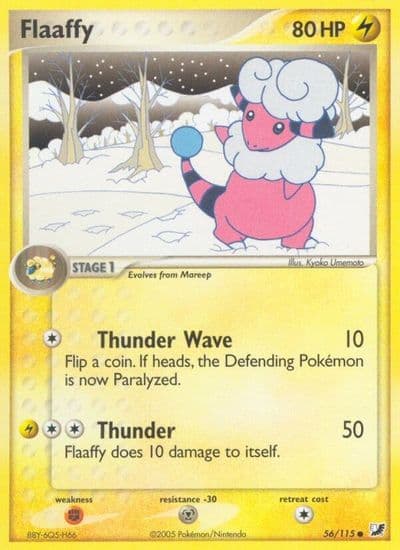 Flaaffy Unseen Forces Pokemon card