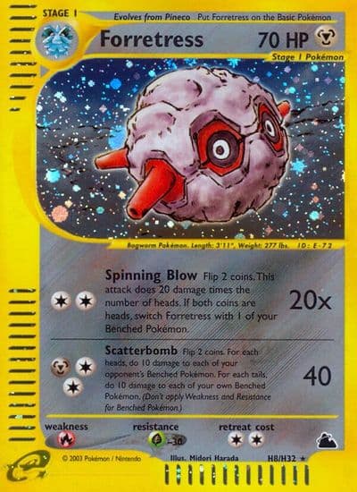 Forretress (H8) Skyridge Pokemon card