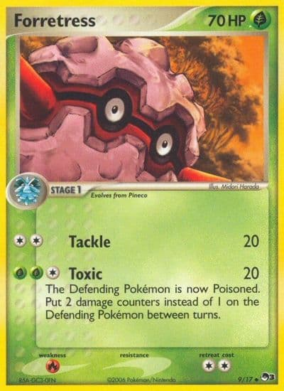Forretress POP Series 3 Pokemon card