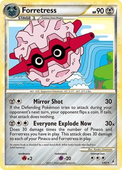 Forretress Call of Legends Pokemon card
