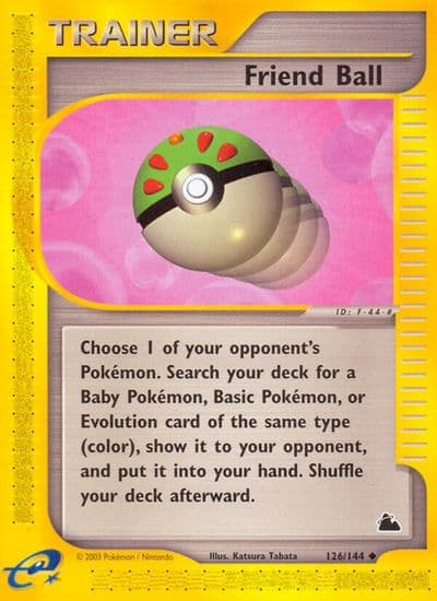 Friend Ball Skyridge Pokemon card