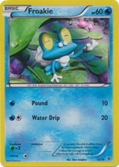 Froakie Kalos Starter Set Pokemon card