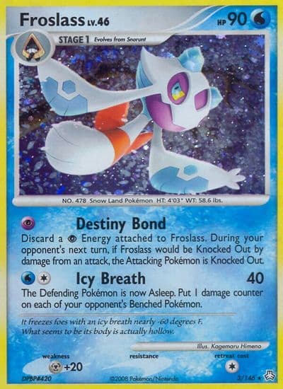 Froslass Legends Awakened Pokemon card