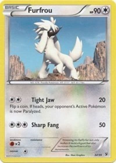 Furfrou (32) Kalos Starter Set Pokemon card