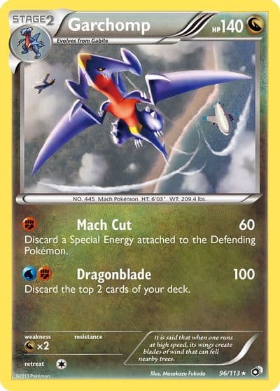 Garchomp Legendary Treasures Pokemon card