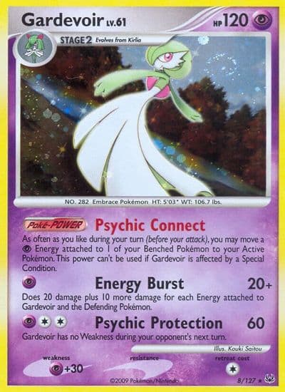 Gardevoir Platinum Pokemon card