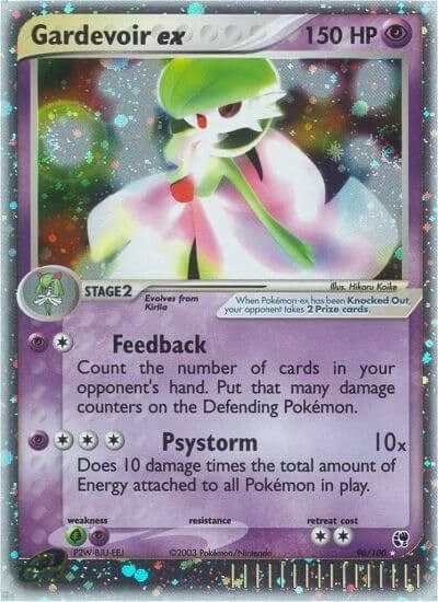 Gardevoir ex Sandstorm Pokemon card