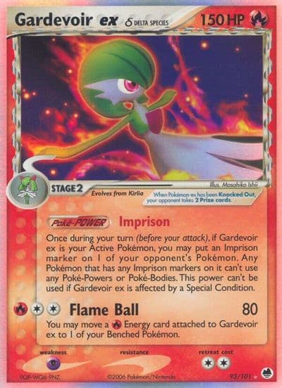 Gardevoir ex (Delta Species) Dragon Frontiers Pokemon card