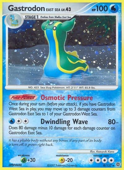Gastrodon East Sea Secret Wonders Pokemon card
