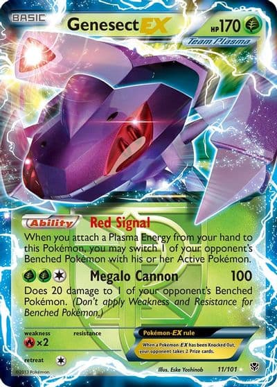 Genesect EX (Team Plasma) Plasma Blast Pokemon card