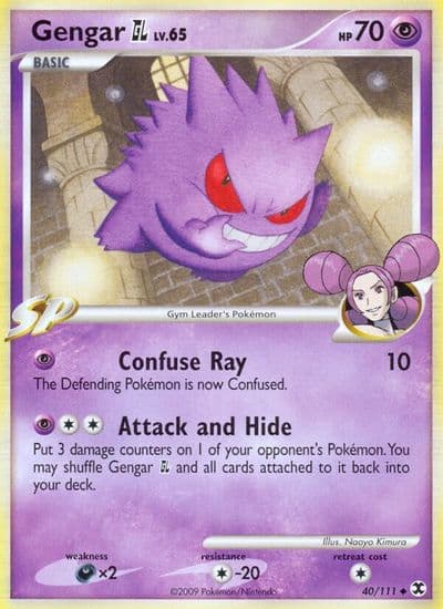 Gengar GL Rising Rivals Pokemon card