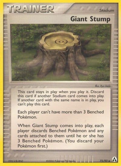 Giant Stump Legend Maker Pokemon card