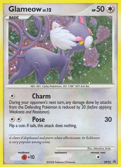 Glameow 83/130 Countdown Calendar Promos Pokemon card