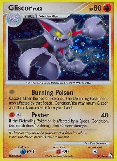 Gliscor (5) Legends Awakened Pokemon card