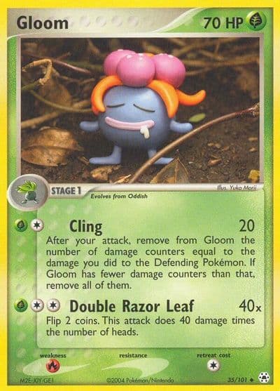 Gloom Hidden Legends Pokemon card