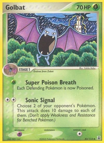 Golbat Delta Species Pokemon card