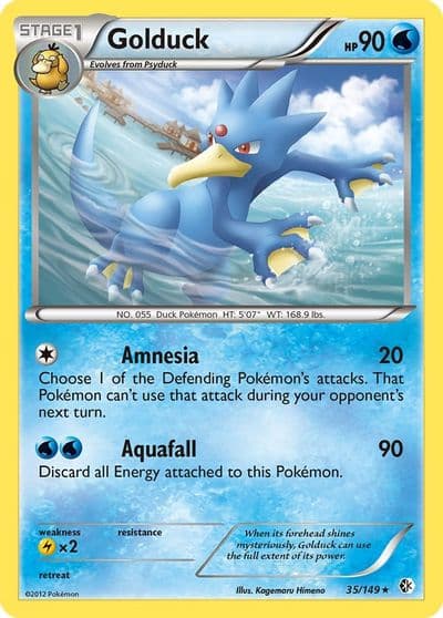 Golduck (35) Boundaries Crossed Pokemon card