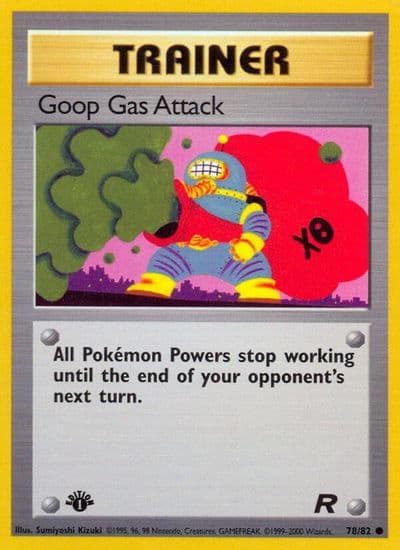 Goop Gas Attack Team Rocket Pokemon card