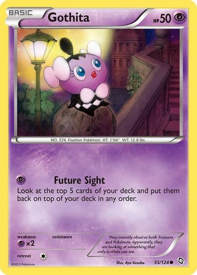 Gothita Dragons Exalted Pokemon card