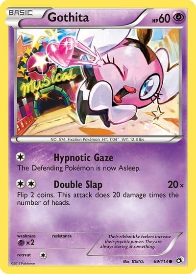 Gothita (69) Legendary Treasures Pokemon card