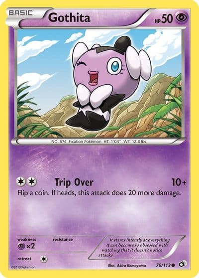 Gothita (70) Legendary Treasures Pokemon card