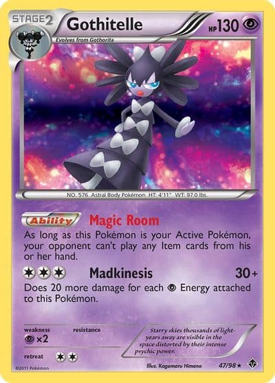 Gothitelle (47) Emerging Powers Pokemon card