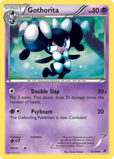 Gothorita (45) Emerging Powers Pokemon card