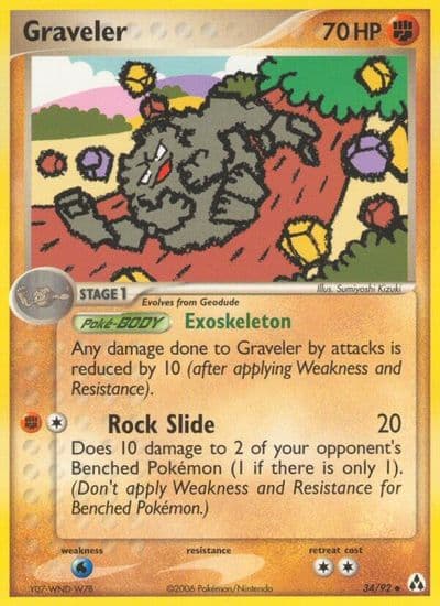 Graveler Legend Maker Pokemon card