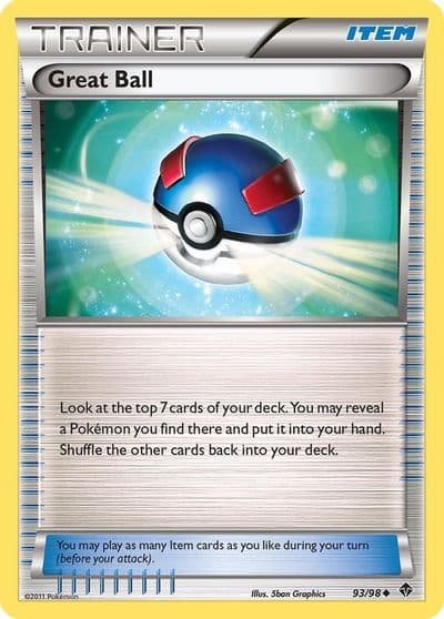 Great Ball Emerging Powers Pokemon card