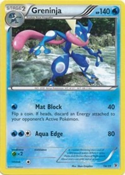 Greninja Kalos Starter Set Pokemon card