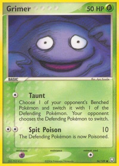 Grimer Team Rocket Returns Pokemon card