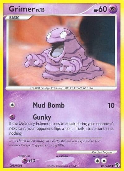 Grimer Secret Wonders Pokemon card