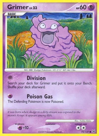 Grimer Platinum Pokemon card