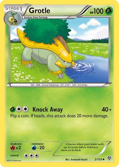 Grotle Plasma Storm Pokemon card