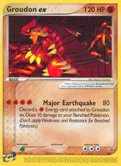 Groudon ex - 002 (Nintendo Power Magazine) Nintendo Promos Pokemon card