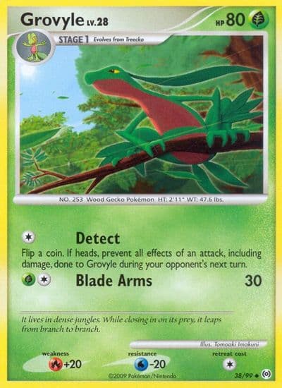 Grovyle (38) Arceus Pokemon card