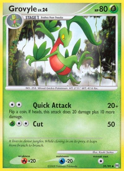 Grovyle (39) Arceus Pokemon card