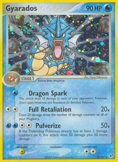 Gyarados Deoxys Pokemon card