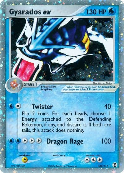 Gyarados ex FireRed & LeafGreen Pokemon card