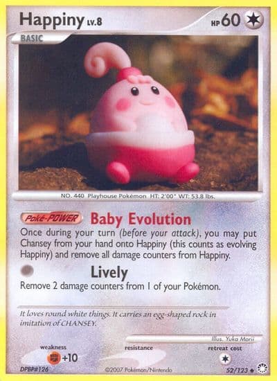 Happiny Countdown Calendar Promos Pokemon card