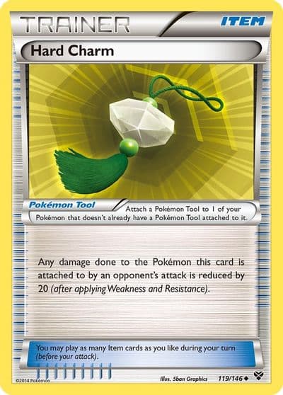 Hard Charm XY Base Set Pokemon card