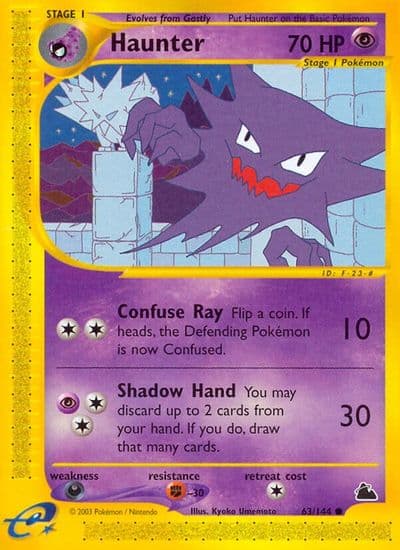 Haunter Skyridge Pokemon card